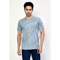 Jaqcuard Round Neck T-shirt