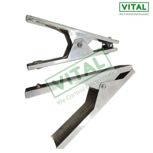 Ss304 Ss316 Crocodile Earthing Clamps - Color: Silver