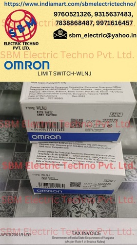 Omron Limit Switch, Wlnj With Parts - Automation Grade: Manual