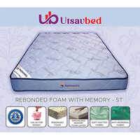 6 Inch Rebonded Foam With Memory St Mattress - Color: Various Colour