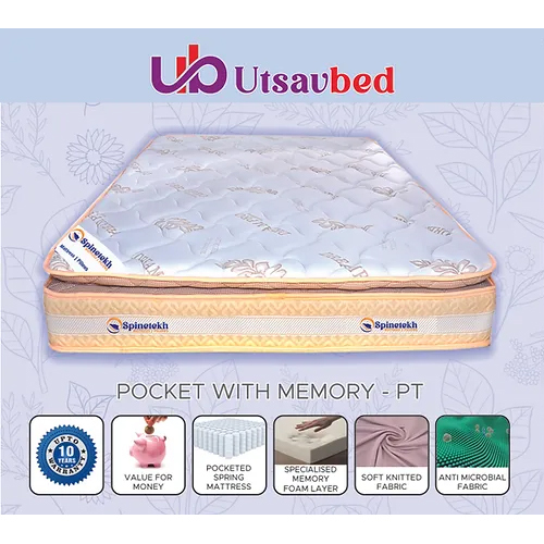 8 Inch Pocketed With Memory PT Mattress