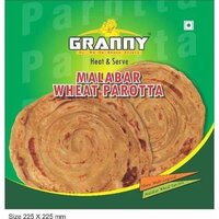 Malabar Wheat Paratha - Whole Wheat Flour, 225x225 Mm, Round Shape | Flaky Layered Texture, Perfect For Curries And Gravies, Pack Of 5 Pieces