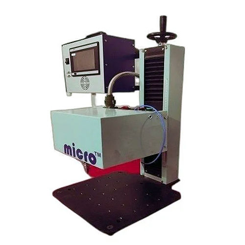 Mild Steel Column Mounted Dot Pin Marking Machine - Laser Type: Co2