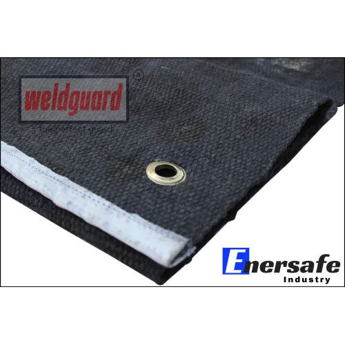 Graphite Coated Fire Blanket - Color: Black