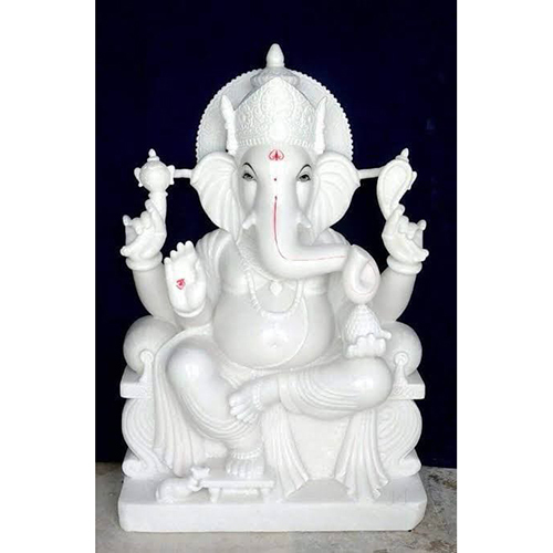 White Lord Ganesh Statue