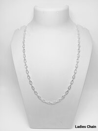 New 92.5 Silver Ladies Chain