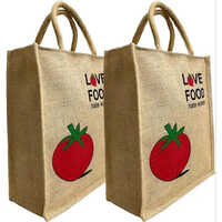 Premium Jute Shopping Bags - Color: Brown