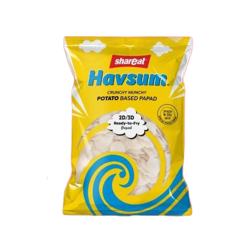 2D-3D Ready-To-Fry Papad