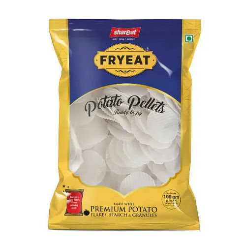 Fryeat Wavy Potato Pellets - Packaging: Bag