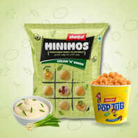 Minimos Cream N Onion Ready-to-fry Magic Balls - 1 Kg Bag | Superior Quality, Fried Snack With Spicy Flavor, 12 Months Shelf Life