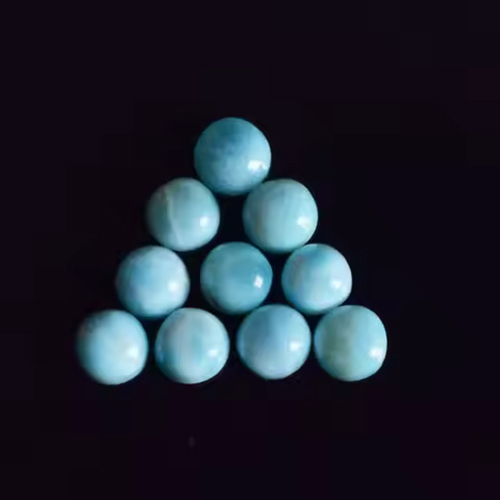 16 pcs Oval Shape 100% Natural Larimar Gemstone