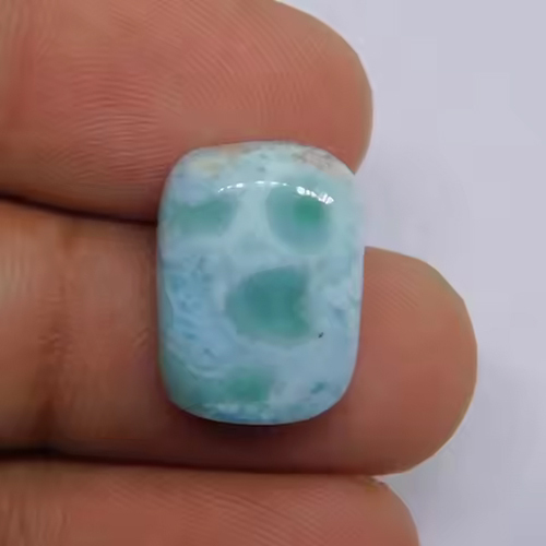 12x16mm 100% Natural Smooth Pear Shape Blue Larimar