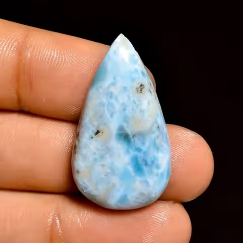 100% Natural Larimar Cabochon Gemstone Mix Shape Larimar Stone