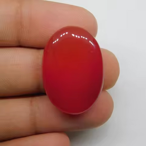 Natural 4x6mm Fine Finish Carnelian Loose Gemstone Rose Cut Pear Cabochons