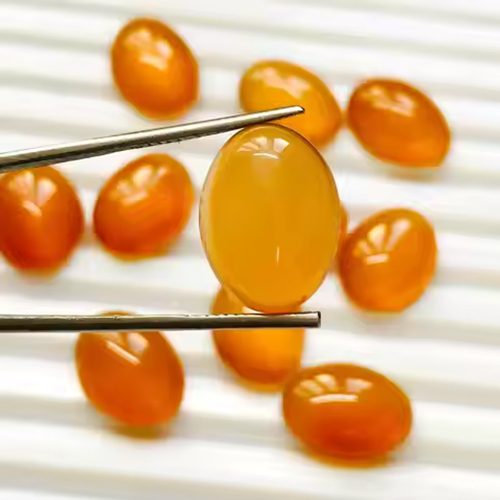 5mm Red Carnelian Oval Shape