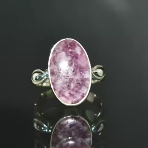 Lepidolite Ring