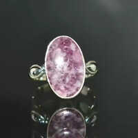 Lepidolite Ring