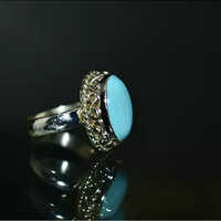 Ring Turquoise in Sterling Silver Ring