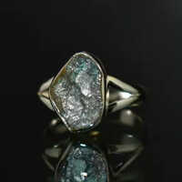 Apatite Gemstones Women Rings - Sterling Silver, Various Sizes, Elegant Round White Gemstone | Comfortable Fit For Any Occasion