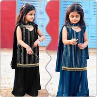 Kids Top Sharara - Design: Simple