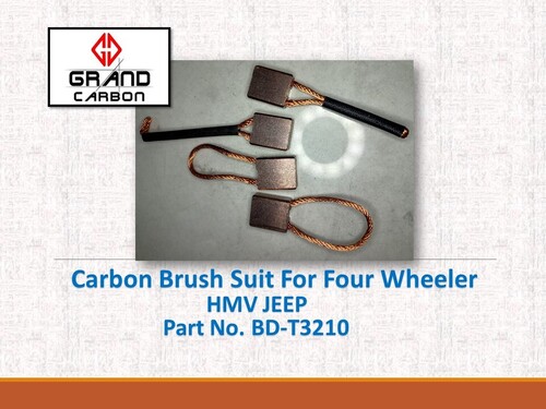 Four Wheeler Self Starter Carbon Brush Suitable For HMV Jeep