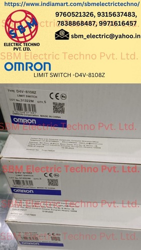 Omron Limit Switch, D4V-8108Z - Automation Grade: Standard