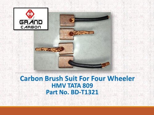 Four Wheeler Self Starter Carbon Brush is Suitable For HMV Tata 809