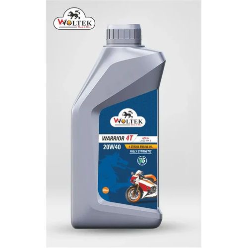 Synthetic Bike Engine Oil 4T (Warrior20W40) - Pack Type: Bottle