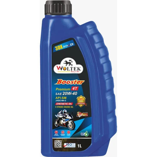 Booster Sm Grade Four Stroke Engine Oil(20W40) - Application: Bike