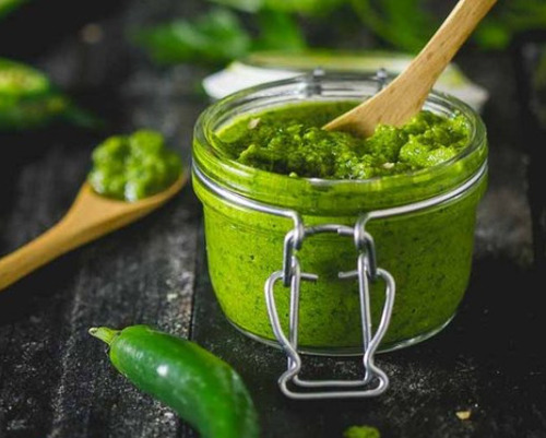 Green Chilli Paste - Additives: No