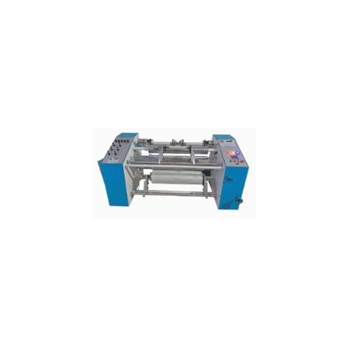 Automatic Pvc Ld Cling Film Slitting Rewinding Machine - Color: Blue