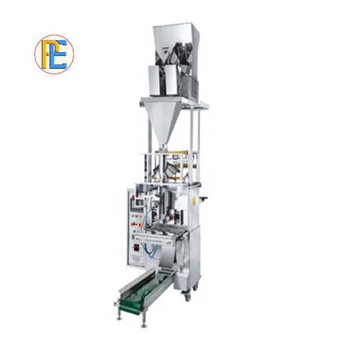 Fully Automatic Collar Type Double Head Weigh Filler Pouch Packing Machine