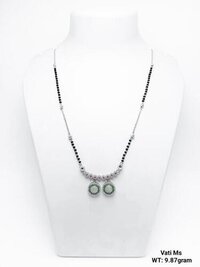 Sunbera 92.5 Silver Vati Mangalsutra