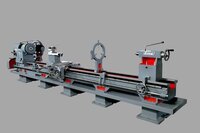 "sona" 20 Feet Extra Heavy Duty Lathe Machine - Color: Grey Or Green