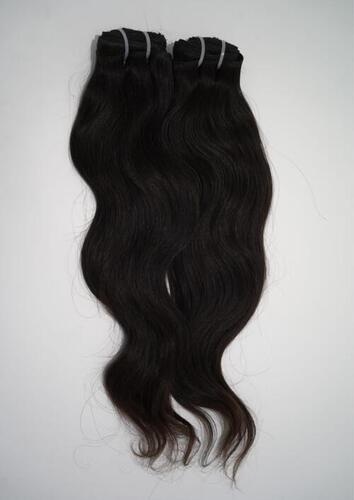 Raw Unprocessed Wavy Human Hair Weft Extensions