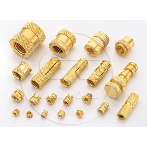 Brass Knurling Inserts - Color: Golden