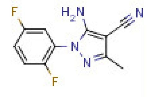 : 5-Amino-4-cyano-1-(2,5-difluorophenyl)-3-methylpyrazole   96%