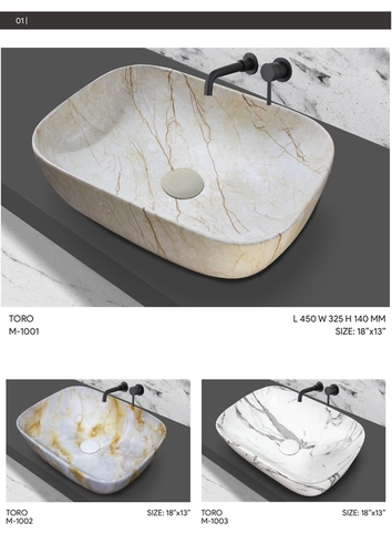 Marble Table Top Basin P1 to P6