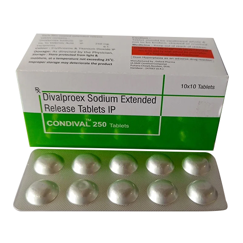 250 MG Divalproex Sodium Extended Release Tablets IP