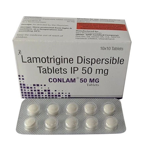 50 Mg Lamotrigine Dispersible Tablets Ip - Drug Type: General Medicines