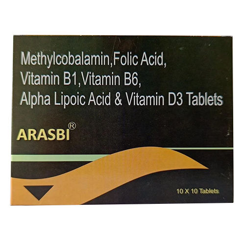 Methylcobalamin Folic Acid Vitamin B1 Vitamin B6 Alpha Lipoic Acid And Vitamin D3 Tablets - Drug Type: General Medicines