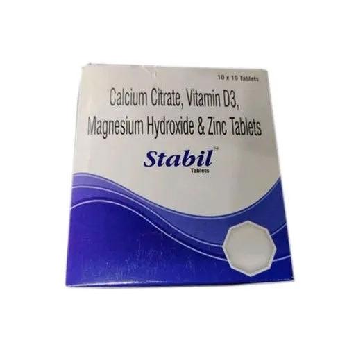 Calcium  Vitamin D3 Magnesium Hydroxide And Zinc Tablets