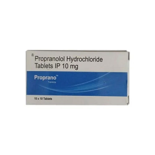 10 MG Propranolol Hydrochloride Tablets IP