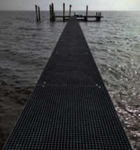 Frp Walkway Grating - Color: Black