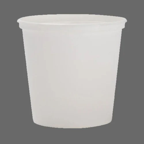 500ml White Round Paper Container