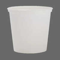 500ml White Round Paper Container - Paper Material, Various Sizes, White Color | Ideal For Food Packaging And Eco-friendly Solutions