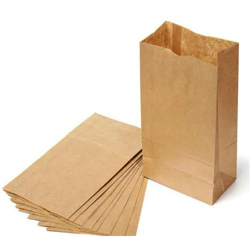 Eco Friendly Kraft Paper Bag - Color: Brown