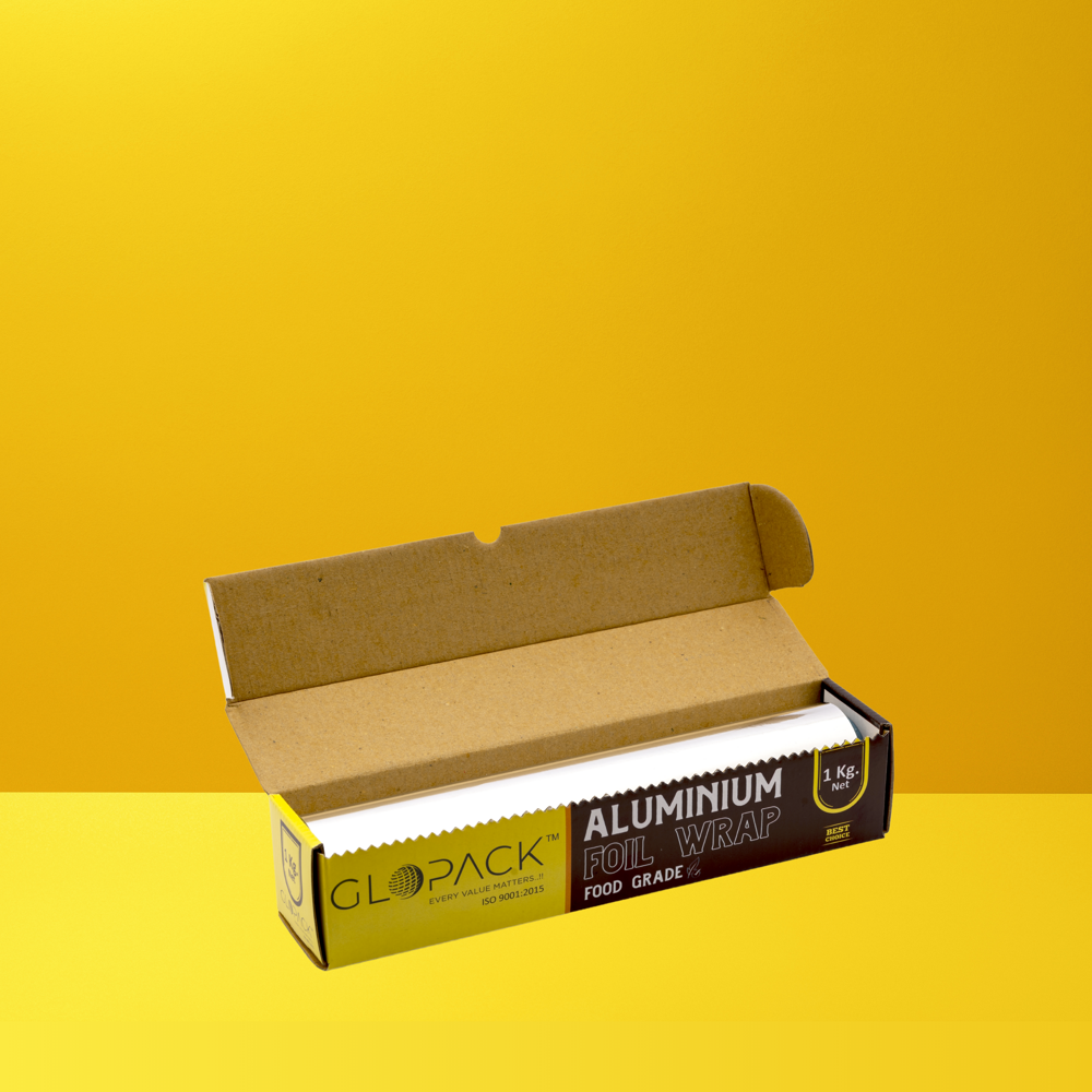 Aluminium Foil Roll - 10 Meters Long Silver Color | High-Quality Durable Eco-Friendly Food-Safe Versatile Kitchen Essential