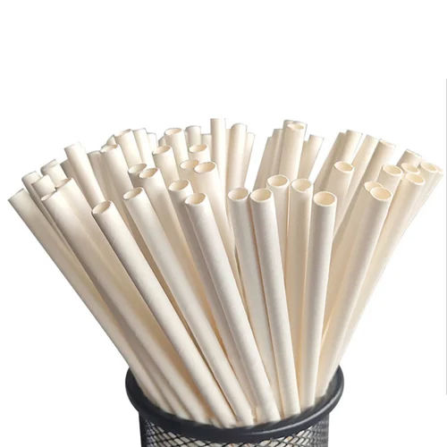 Paper Drinking Straw - Color: White