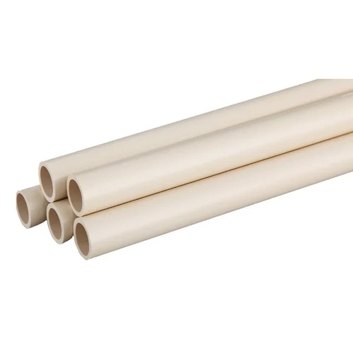 Industrial CPVC Pipe - Durable CPVC Material, Multiple Sizes Available, White Color, Excellent Chemical Resistance, Suitable for Industrial Applications